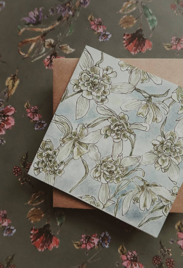 Klappkarte - Lily Flowers - The Baltic Shop