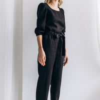 Klassische Hose mit Gürtel "Nora" - The Baltic Shop