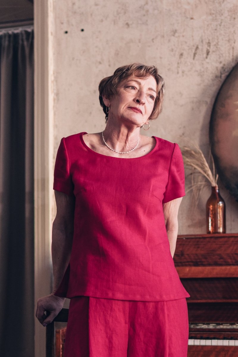 Klassischer Leinentop "Elin" - The Baltic Shop