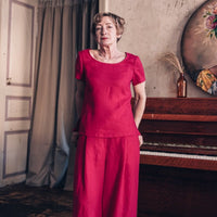 Klassischer Leinentop "Elin" - The Baltic Shop