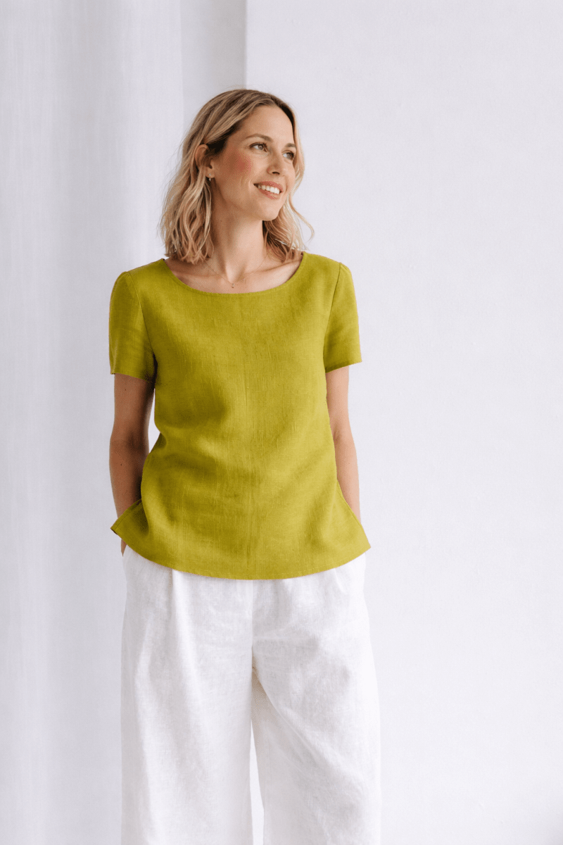 Klassischer Leinentop "Elin" - The Baltic Shop