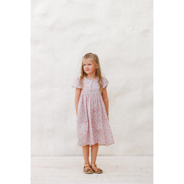 Kleid mit Blumenmuster aus Bio Baumwolle - The Baltic Shop