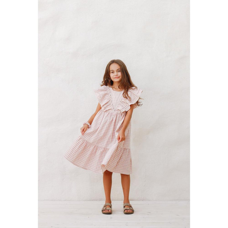 Kleid mit Rüschen in 2 Farben - The Baltic Shop