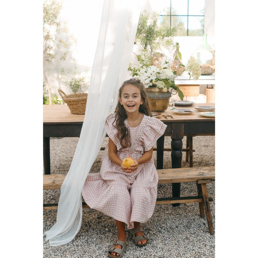 Kleid mit Rüschen in 2 Farben - The Baltic Shop