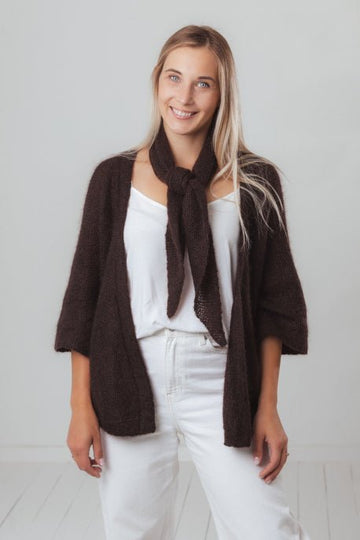 Kleiner Schal aus Mohair und Seide - The Baltic Shop