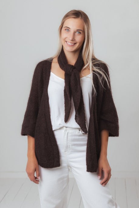 Kleiner Schal aus Mohair und Seide - The Baltic Shop