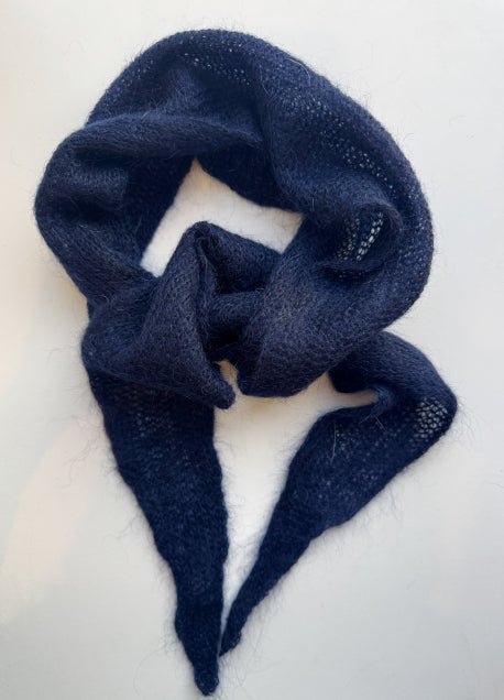 Kleiner Schal aus Mohair und Seide - The Baltic Shop