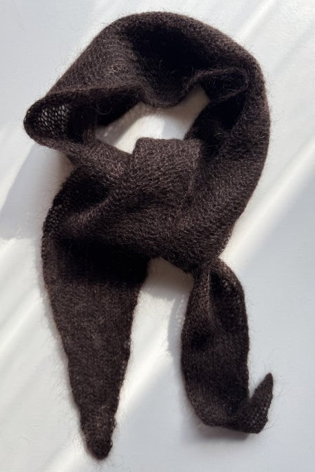 Kleiner Schal aus Mohair und Seide - The Baltic Shop