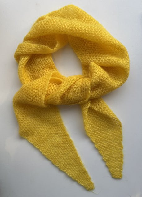 Kleiner Schal aus Mohair und Seide - The Baltic Shop