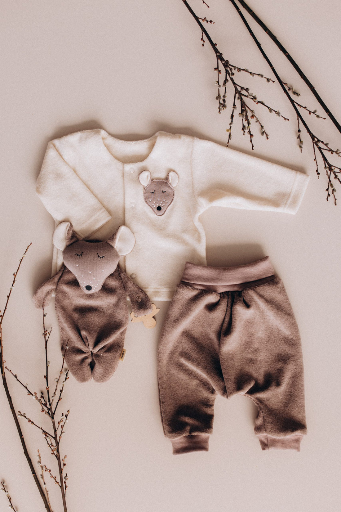 Terry Hose aus Bio Baumwolle in 2 Farben