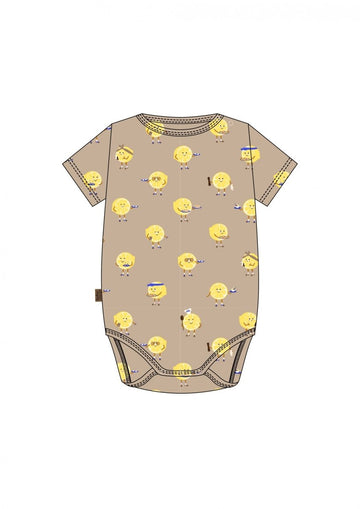 Kurzarm Body für Babys mit Zitronenmotive - The Baltic Shop