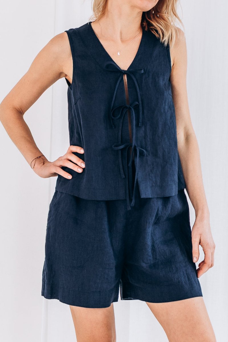 Kurze Leinenshorts "Billy" - The Baltic Shop