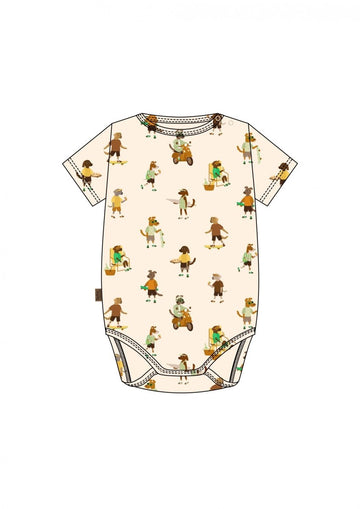 Kuscheliger Baby - Body mit Hundemuster - The Baltic Shop