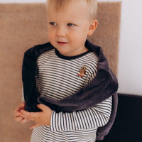 Langarmshirt Kinder aus Bio-Baumwolle | Eule - The Baltic Shop