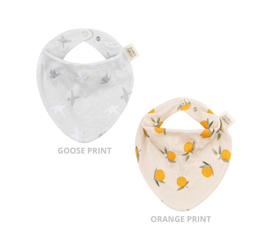 Lätzchen aus Bio Baumwolle in 2 Farben - The Baltic Shop