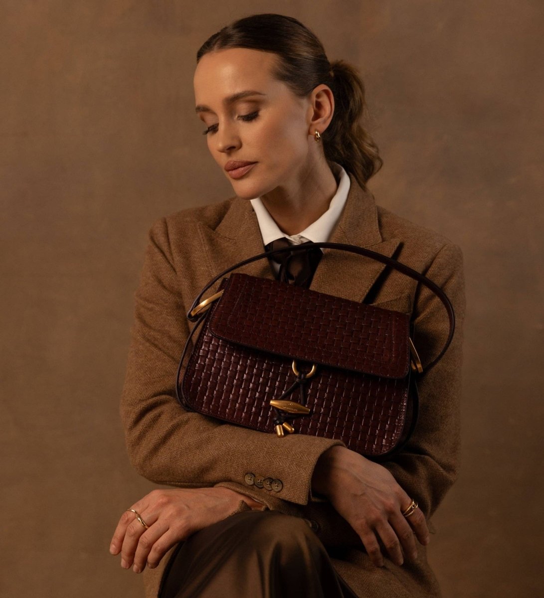 Leder Klappentasche für Damen - Possession - The Baltic Shop