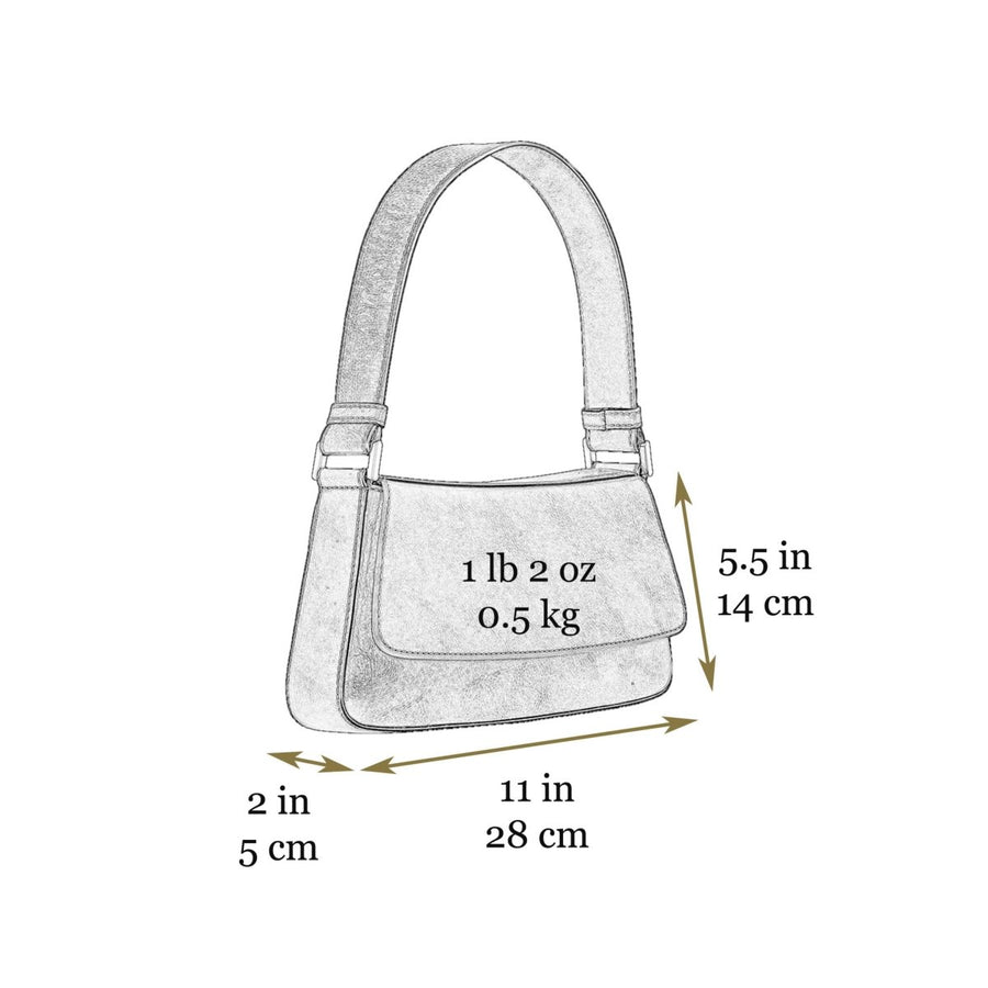 Lederhandtasche - Bright Lights, Big City - The Baltic Shop