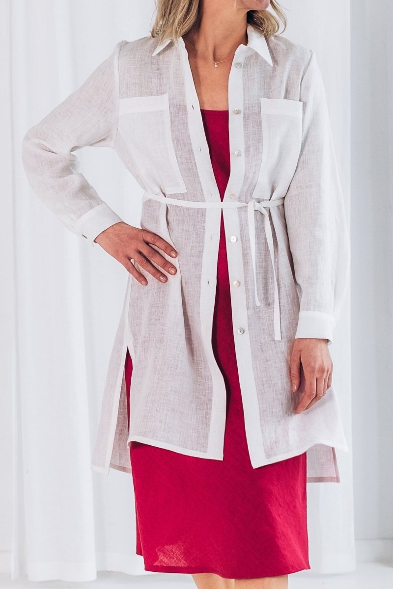 Leinen - Hemdkleid "Gaida" - The Baltic Shop