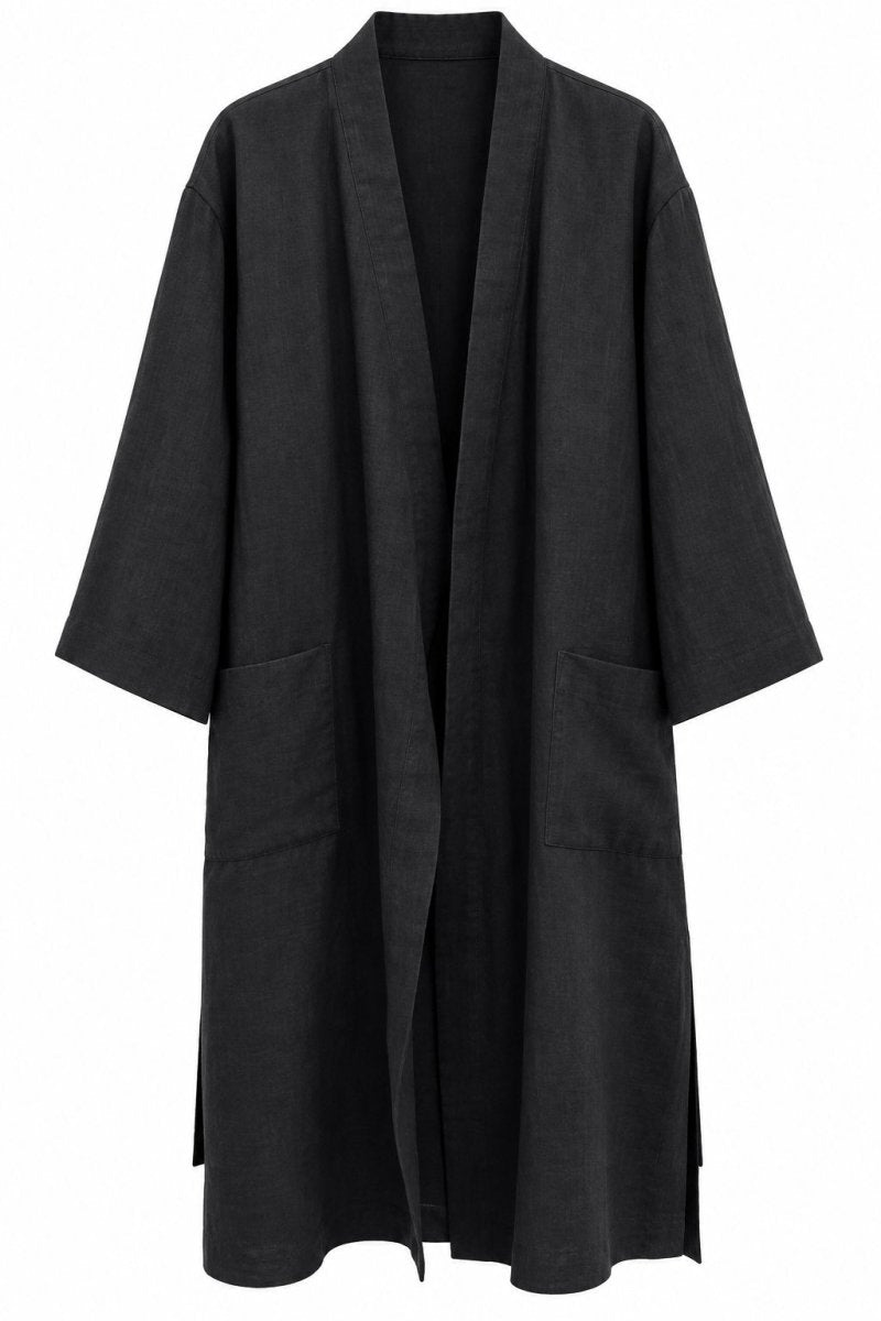 Leinen Kimono-Robe – nachhaltiger Leinen Bademantel aus Lettland - The Baltic Shop