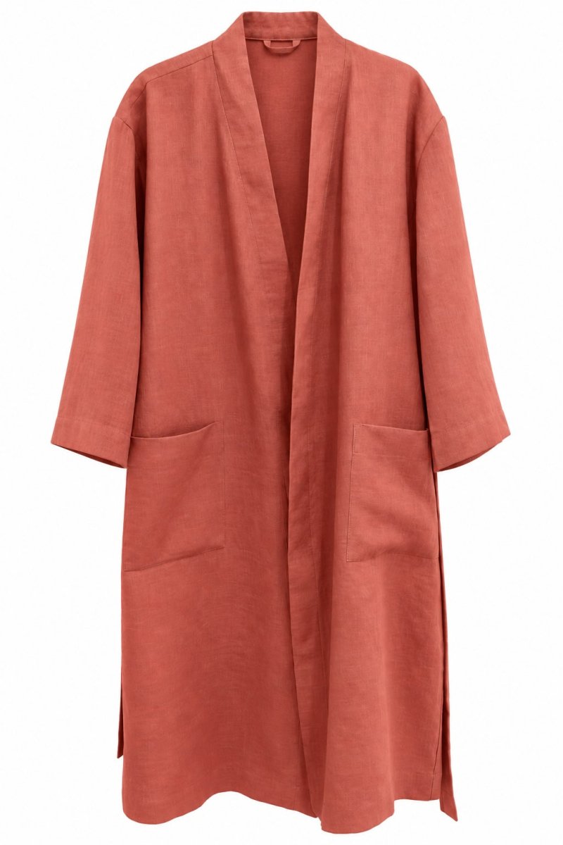 Leinen Kimono-Robe – nachhaltiger Leinen Bademantel aus Lettland - The Baltic Shop
