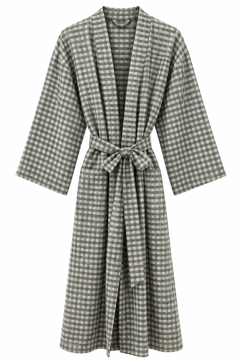 Leinen Kimono-Robe – nachhaltiger Leinen Bademantel aus Lettland - The Baltic Shop