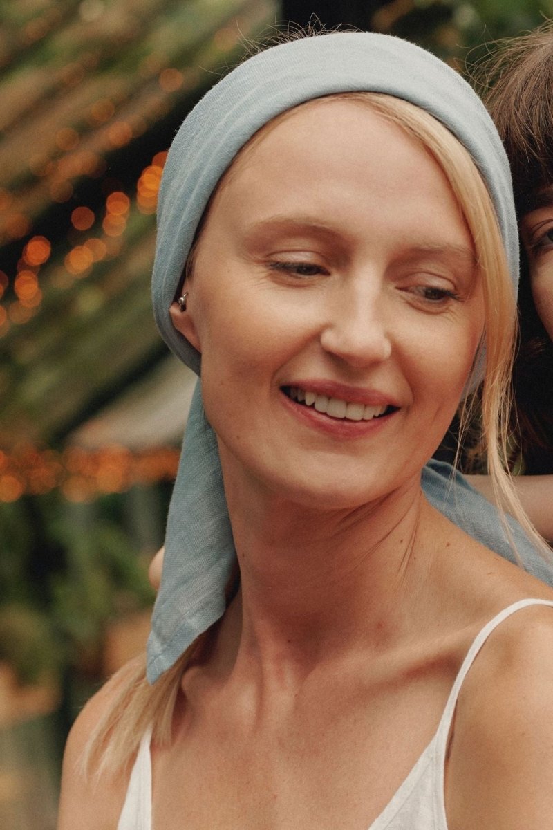 Leinen Schal - Malve - The Baltic Shop