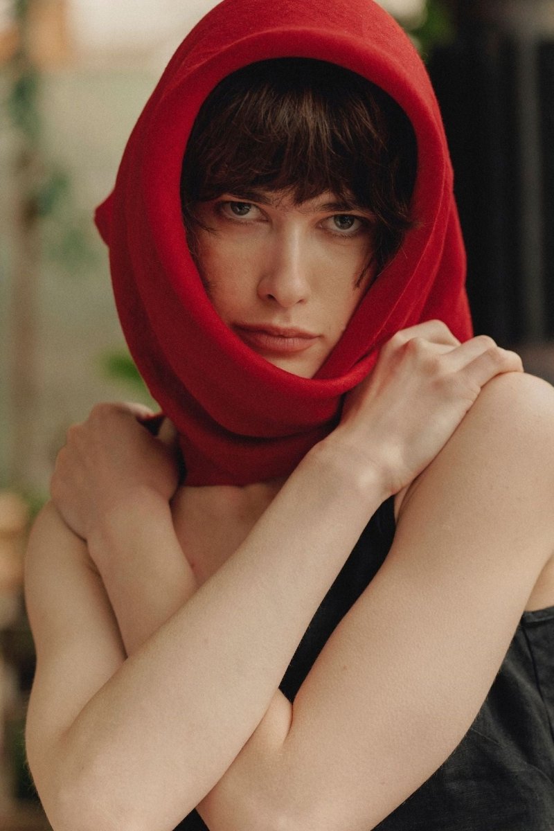 Leinen Schal - Malve - The Baltic Shop