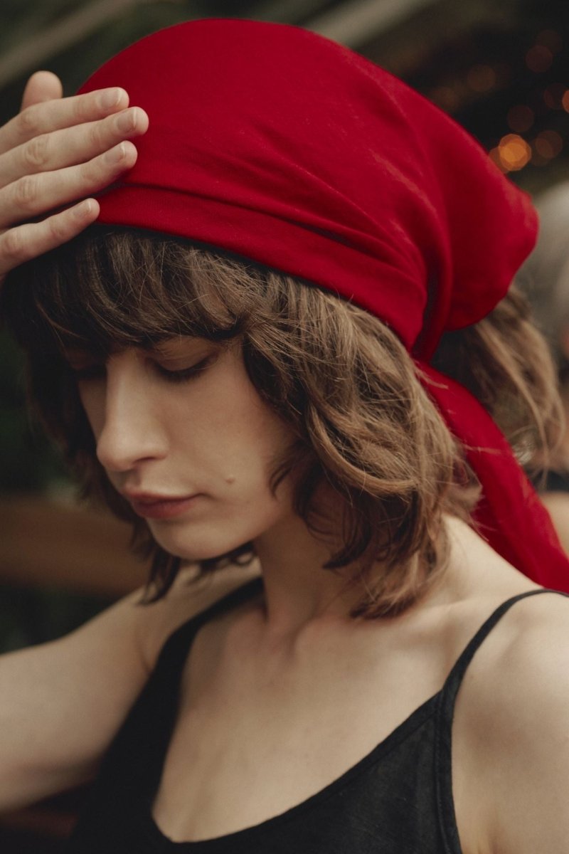 Leinen Schal - Malve - The Baltic Shop