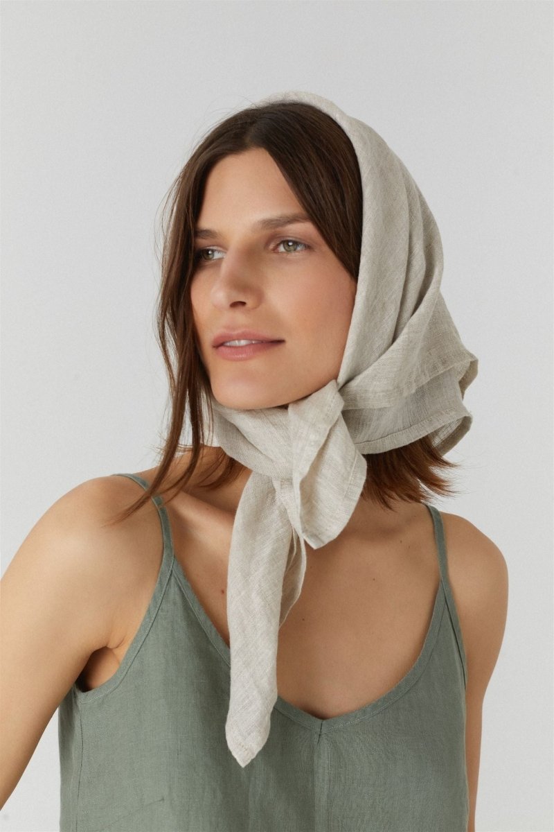 Leinen Schal - Malve - The Baltic Shop
