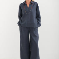 Leinen-Top „Liv“ aus OEKO-TEX® zertifiziertem Leinen - The Baltic Shop