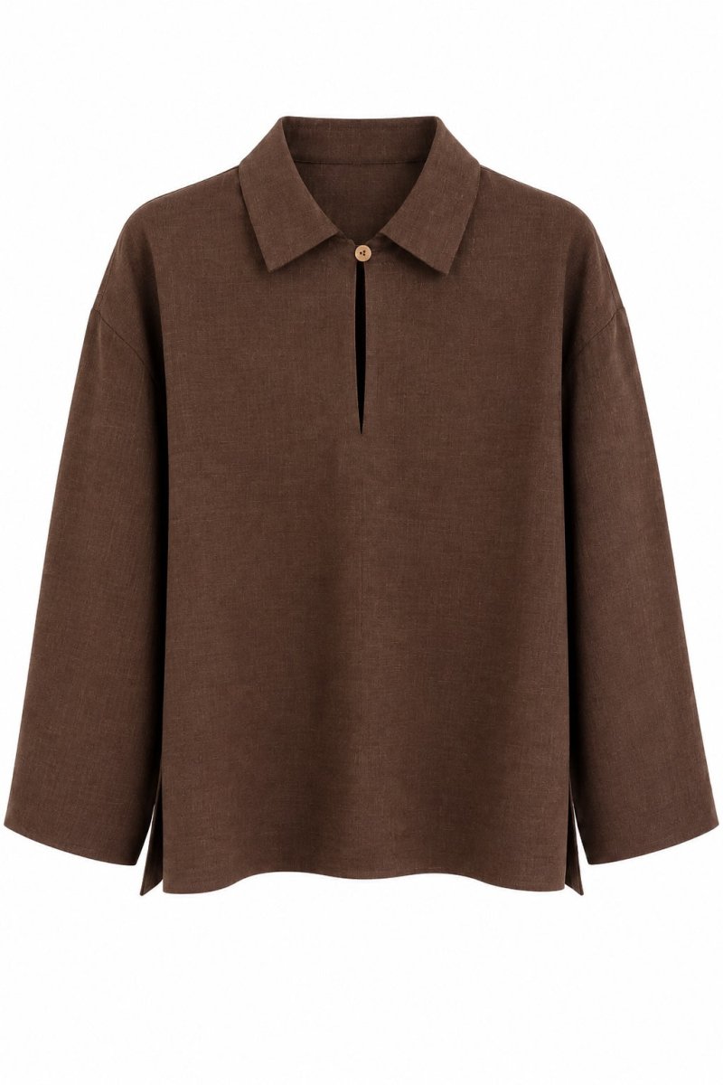 Leinen-Top „Liv“ aus OEKO-TEX® zertifiziertem Leinen - The Baltic Shop