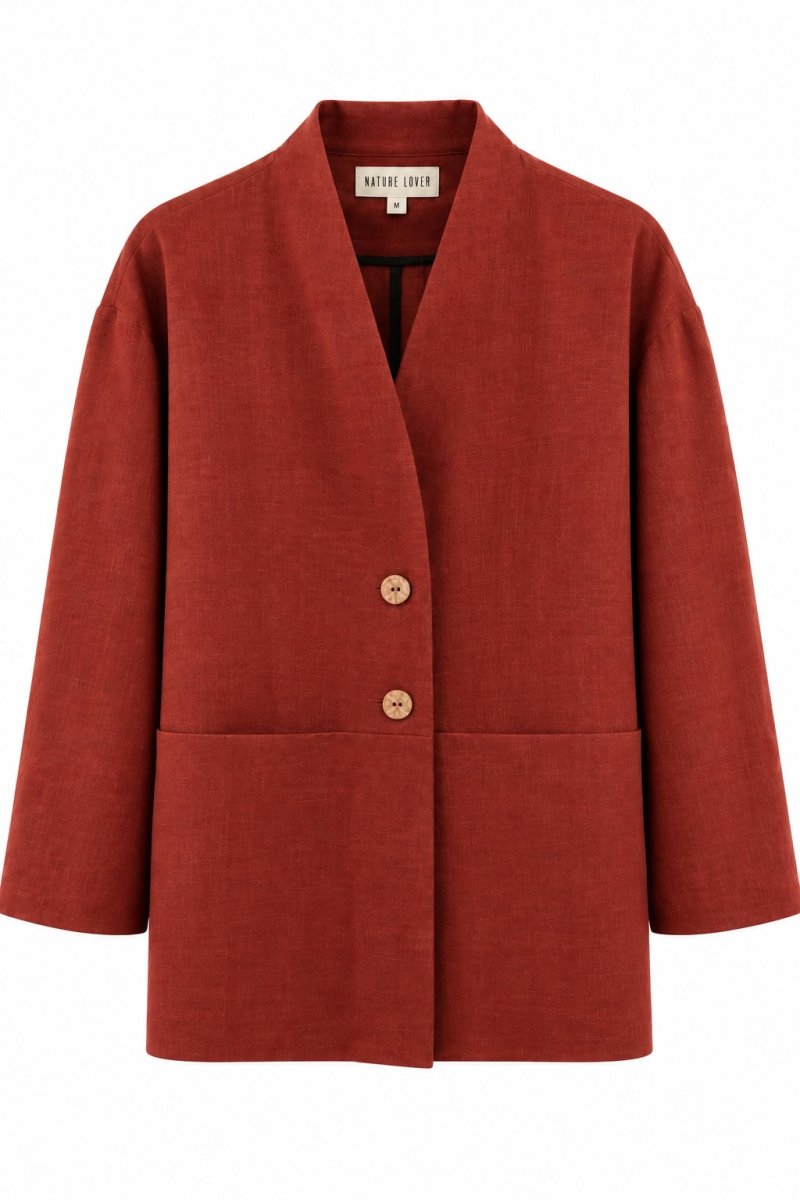 Leinenblazer Freya – aus hochwertigem Leinen - The Baltic Shop
