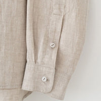 Leinenhemd in Melange – Nachhaltiges Unisex Hemd aus 100 % Leinen - The Baltic Shop