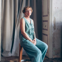 Leinenhose mit weiter Silhouette "Laima" - The Baltic Shop