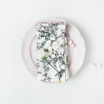 Leinenservietten 2er Set - Birds - The Baltic Shop