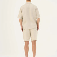 Libertas Shirt in Melange– Moderne Leichtigkeit aus Leinen - The Baltic Shop