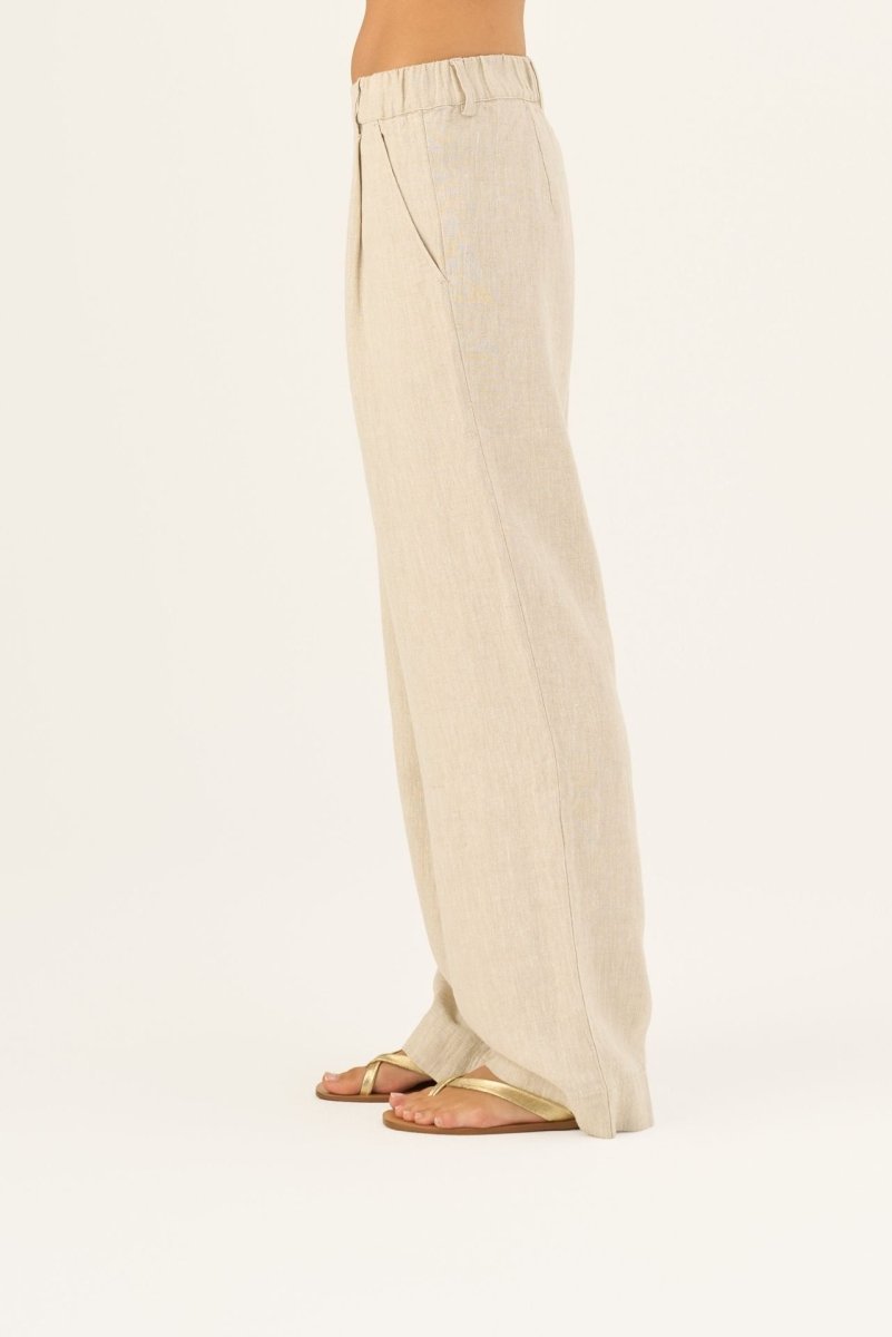 Luftige Damenhose aus 100 % Leinen - The Baltic Shop