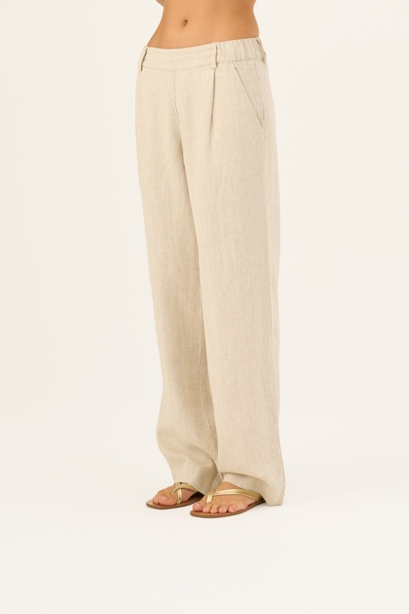 Luftige Damenhose aus 100 % Leinen - The Baltic Shop