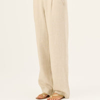 Luftige Damenhose aus 100 % Leinen - The Baltic Shop