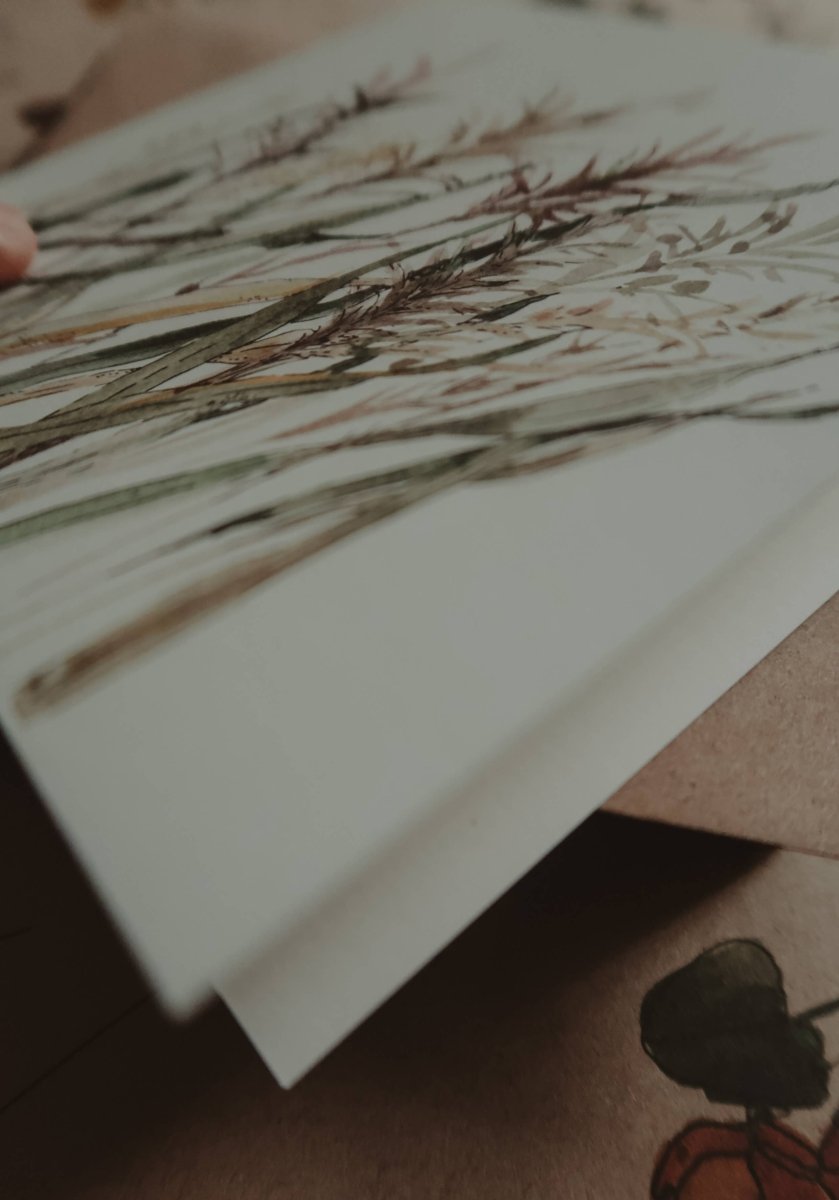 Meadow Plants - Klappkarte - The Baltic Shop