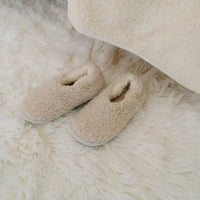 Merino - Wollslipper in Creme - The Baltic Shop