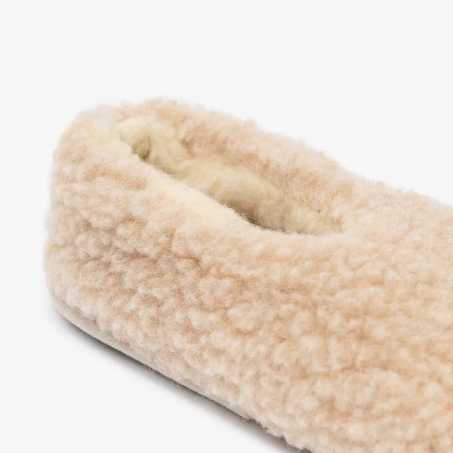 Merino - Wollslipper in Creme - The Baltic Shop