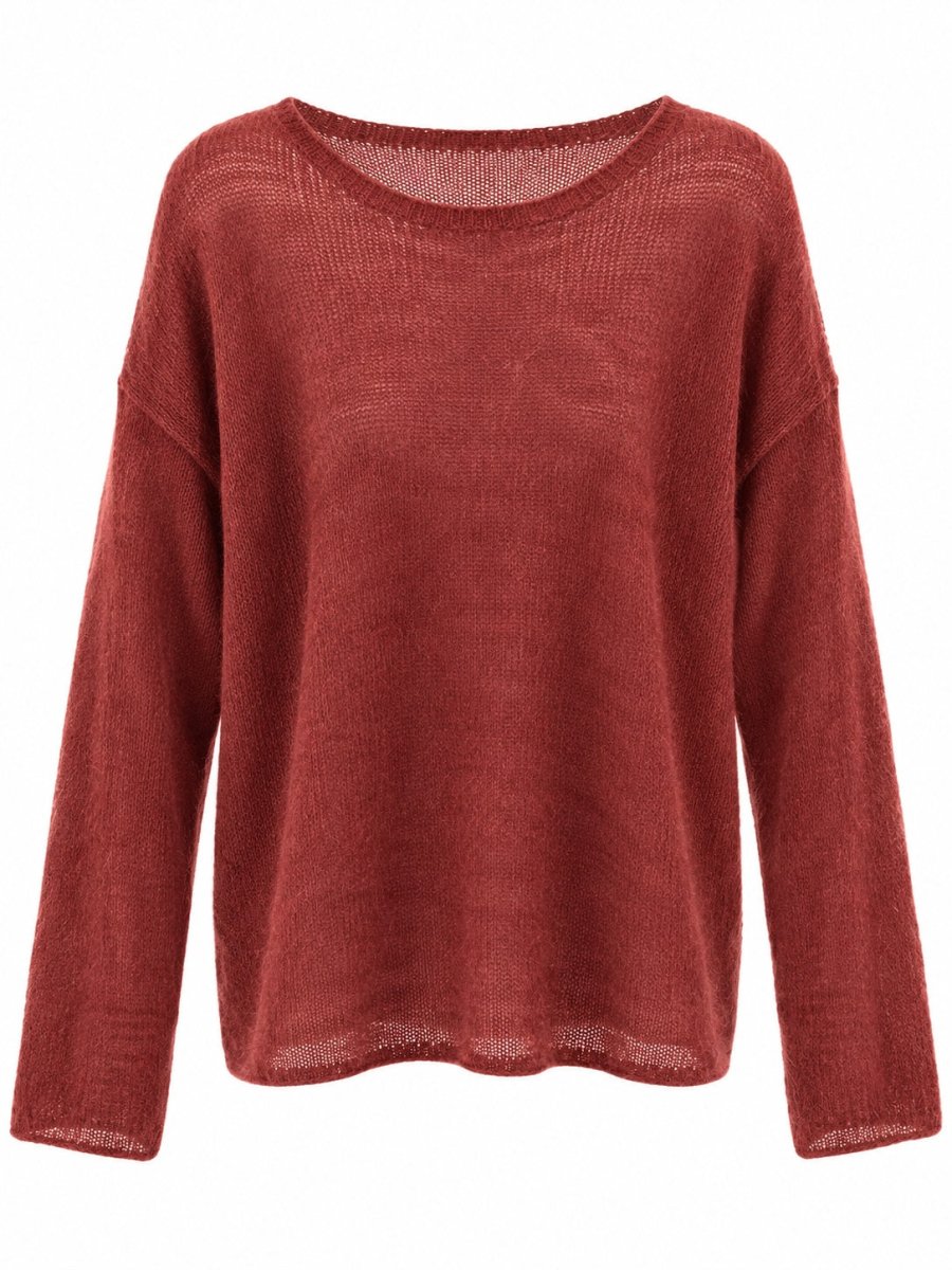 Mohair-Seide Pullover in 5 Farben - The Baltic Shop