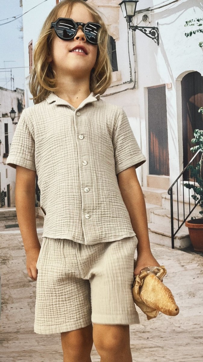 Muselin - Shorts für Jungs – in 2 Farben - The Baltic Shop