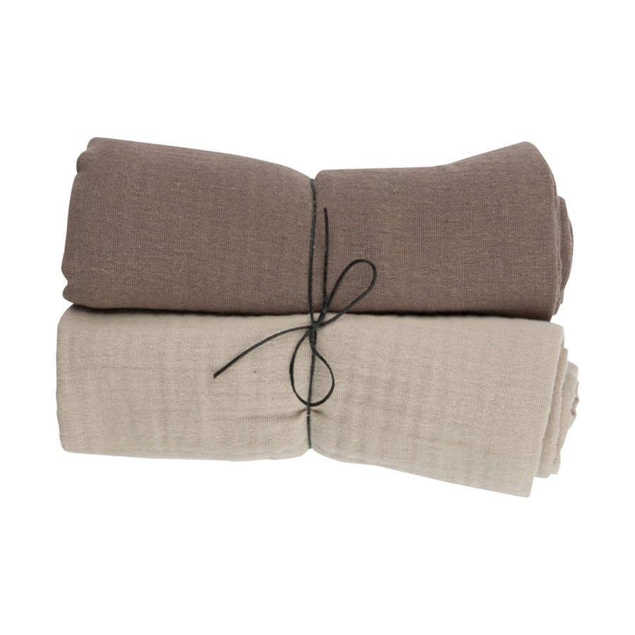 Musselin - Tücher 2er Set aus Bio Baumwolle - The Baltic Shop