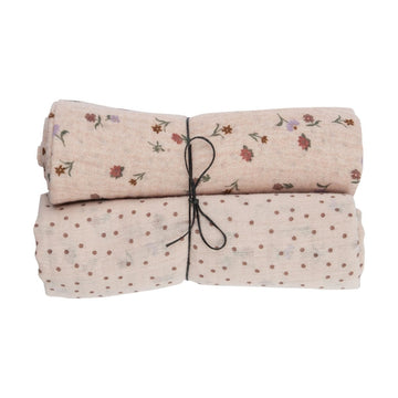 Musselin - Tücher 2er Set aus Bio Baumwolle - The Baltic Shop