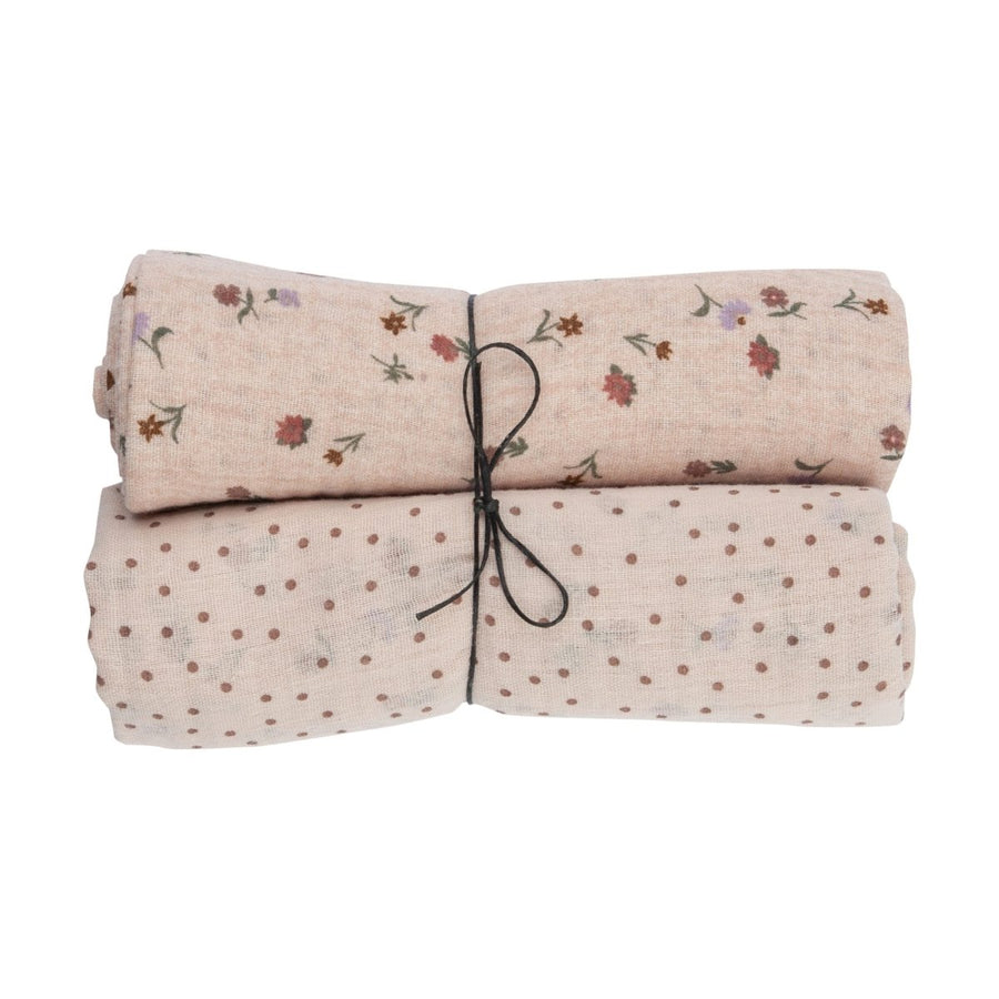 Musselin - Tücher 2er Set aus Bio Baumwolle - The Baltic Shop