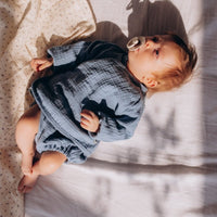 Musselin Wrap Jacke aus Bio Baumwolle in 3 Farben - The Baltic Shop