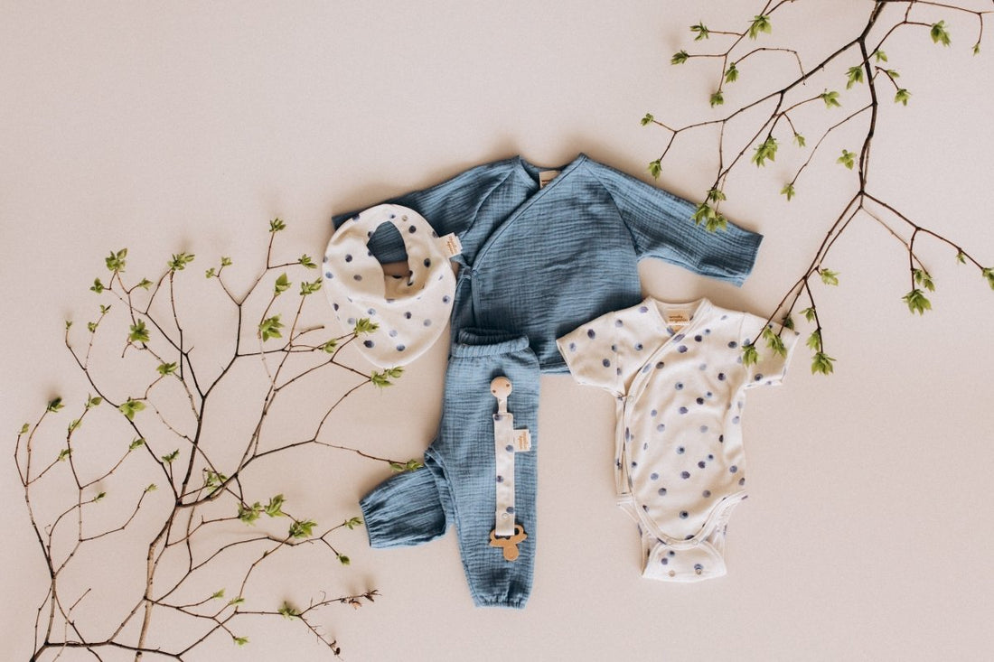 Musselin Wrap Jacke aus Bio Baumwolle in 3 Farben - The Baltic Shop