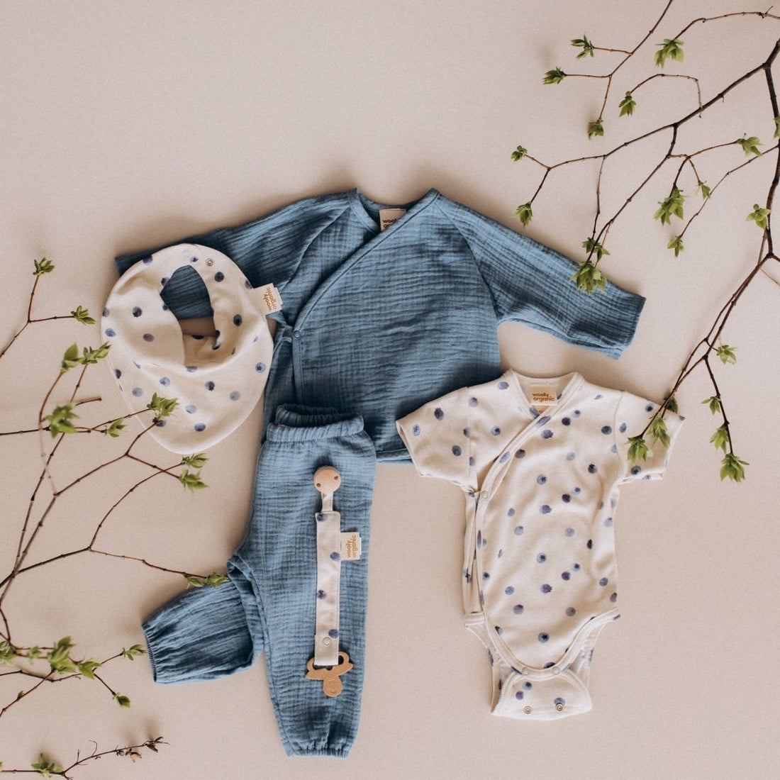 Musselinhose für Babies in 3 Farben - The Baltic Shop